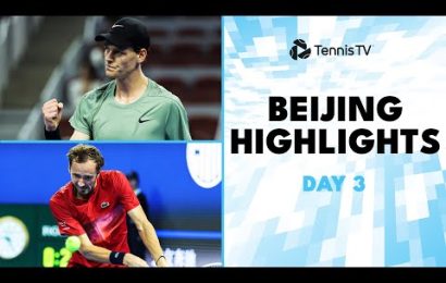 sinner-plays-safiullin;-medvedev-&-lehecka-also-in-action-|-beijing-2024-highlights-day-3