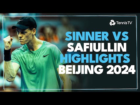 jannik-sinner-takes-on-roman-safiullin-|-beijing-2024-highlights