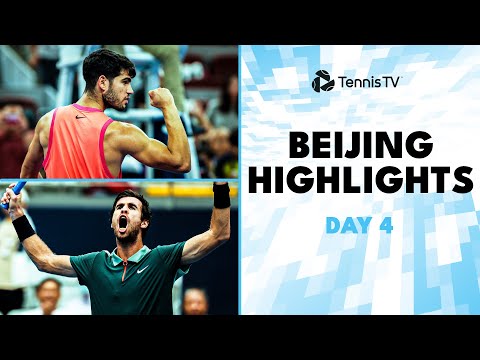 alcaraz-takes-on-griekspoor;-khachanov-vs-cerundolo-&-more-|-beijing-2024-day-4-highlights