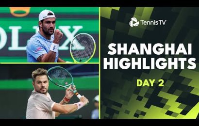 wawrinka-vs-mpetshi-perricard;-berrettini,-zhang-&-mensik-feature-|-shanghai-2024-highlights-day-2