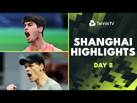 alcaraz-vs-monfils,-sinner-vs-shelton,-djokovic,-zverev-play-|-shanghai-2024-highlights-day-8