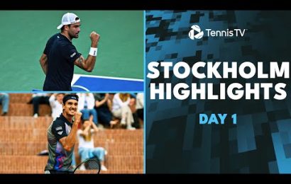 berrrettini-takes-on-darderi;-sonego,-griekspoor-&-more-feature-|-stockholm-2024-day-1-highlights