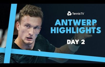 giron-goes-for-100th-win;-lehecka,-bergs-&-van-de-zandschulp-feature-|-antwerp-2024-day-2-highlights