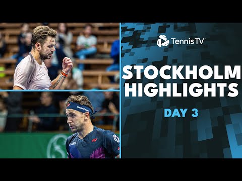 ruud-takes-on-sonego;-wawrinka,-berrettini-&-more-feature-|-stockholm-2024-day-3-highlights