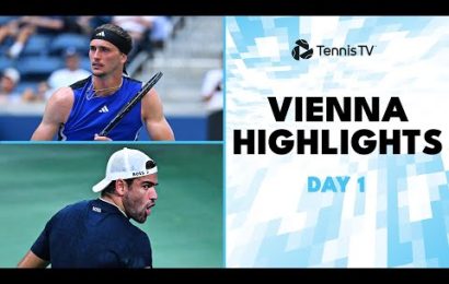 zverev-faces-schwaerzler;-berrettini,-cobolli-&-mensik-in-action-|-2024-vienna-day-2-highlights