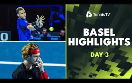 rublev-faces-tabilo;-ruud,-wawrinka-&-auger-aliassime-in-action-|-basel-2024-highlights-day-3