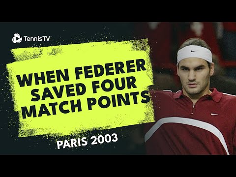 when-roger-federer-survived-4-match-points-|-paris-2003-match-highlights