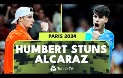 ugo-humbert-takes-down-carlos-alcaraz-|-paris-2024-highlights