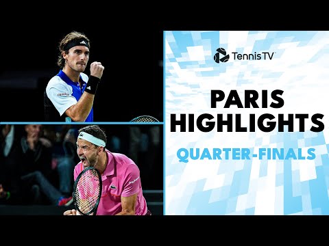 tsitsipas-faces-zverev;-dimitrov-&-khachanov-clash-|-paris-2024-quarter-final-highlights