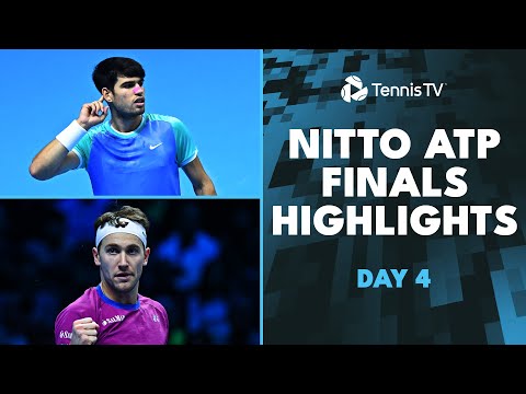 alcaraz-&-rublev-look-for-first-win;-zverev-vs-ruud-|-nitto-atp-finals-2024-highlights-day-4