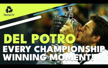 juan-martin-del-potro:-every-championship-point-&-trophy-lift!