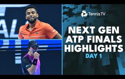 fils-vs-fonseca;-mensik,-michelsen-in-action-|-next-gen-atp-finals-highlights-day-1