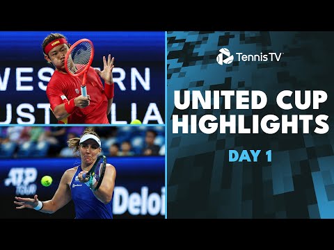 rybakina-vs-bouzas-maneiro,-zhang-vs-mouteiro-&-more!-|-united-cup-2025-highlights-day-1