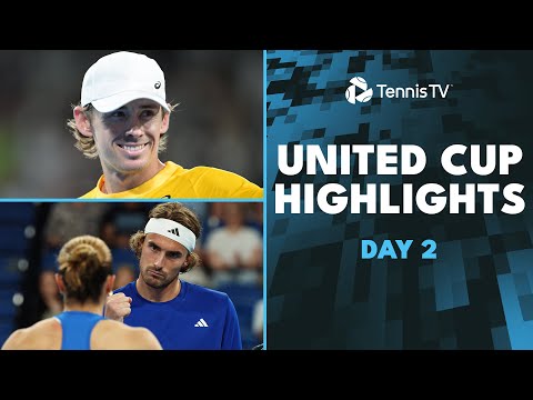 auger-aliassime-vs-coric-tilt;-tsitsipas,-de-minaur-open-seasons-|-united-cup-2025-highlights-day-2