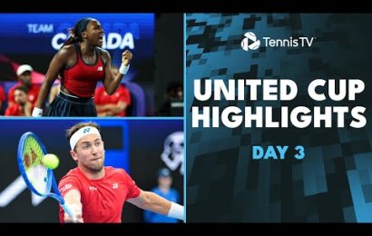 ruud-vs-machac-epic;-gauff,-zverev,-fritz-&-more-feature-|-united-cup-2025-highlights-day-3