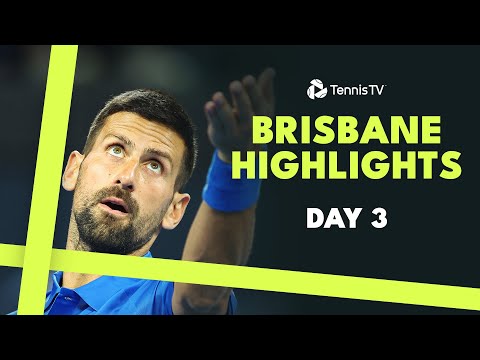 djokovic,-kyrgios-&-tiafoe-all-in-action!-|-brisbane-2025-day-3-highlights