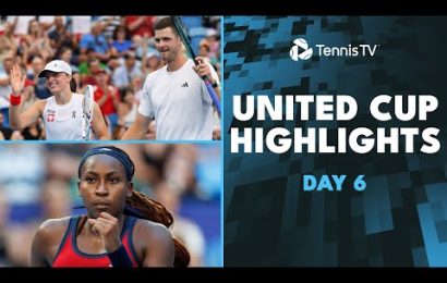 swiatek-vs-muchova;-gauff,-de-minaur-&-more-feature-|-united-cup-2025-day-6-highlights