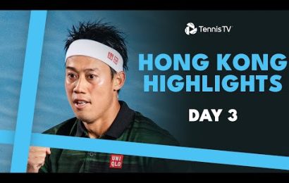 khachanov-vs-nishikori,-fils,-norrie-and-sonego-in-action-|-hong-kong-day-3-highlights