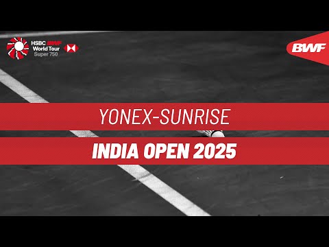 yonex-sunrise-india-open-2025-|-day-2-|-court-1-|-round-of-32