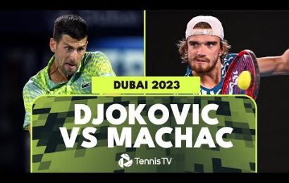 novak-djokovic-vs-tomas-machac-rollercoaster-first-match!-|-dubai-2023-highlights