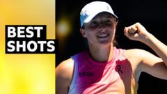 swiatek-thrashes-raducanu-at-australian-open-–-best-shots