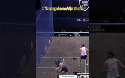 the-championship-ball-#squash-#psasquashtour-#sport-#squashintheland-#usa-#japan