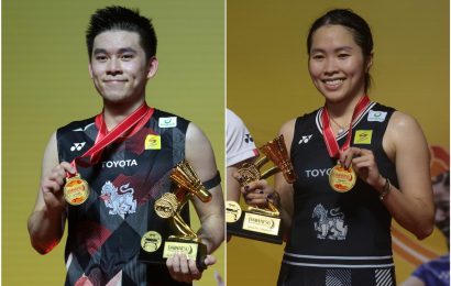 thai-badminton-stars-kunlavut-vitidsarn,-ratchanok-intanon-reign-supreme-at-indonesia-masters