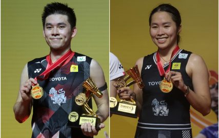 thai-badminton-stars-kunlavut-vitidsarn,-ratchanok-intanon-reign-supreme-at-indonesia-masters