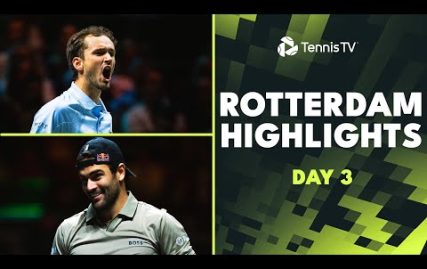 medvedev-battles-bellucci,-berrettini-faces-griekspoor-&-more-|-rotterdam-2025-highlights-day-3