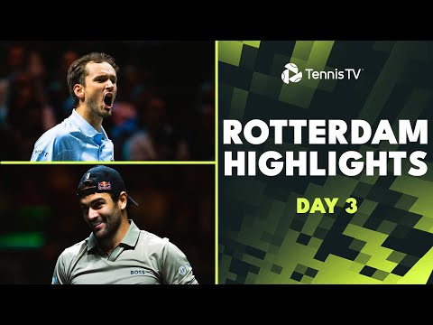 medvedev-battles-bellucci,-berrettini-faces-griekspoor-&-more-|-rotterdam-2025-highlights-day-3