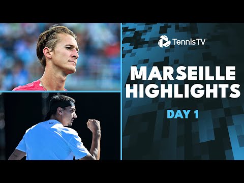 sonego-takes-on-van-de-zandschulp;-korda-&-medjedovic-feature-|-marseille-2025-day-1-highlights