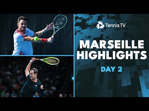 gasquet-starts-farewell-tour-vs-bublik;-wawrinka-play-borges-|-marseille-2025-day-2-highlights