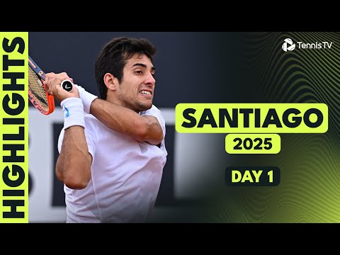 garin-battles-ficovich;-hanfmann-&-djere-feature-|-movistar-chile-open-2025-day-1-highlights