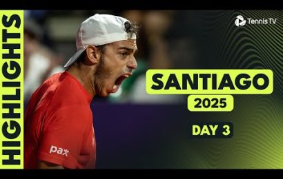 cerundolo-battles-hanfmann;-etcheverry,-djere-&-coria-in-action-|-santiago-2025-day-3-highlights