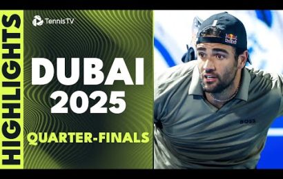 medvedev-vs-griekspoor-epic;-berrettini-faces-tsitsipas-&-more-|-dubai-2025-quarter-final-highlights