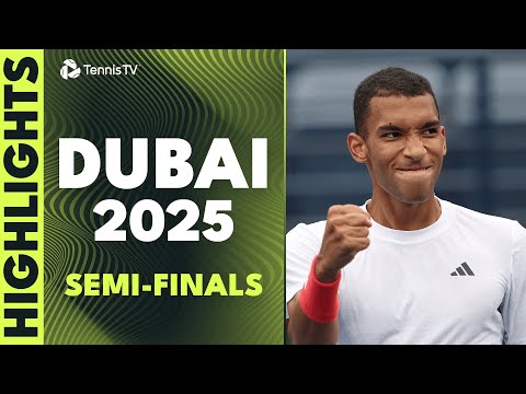 tsitsipas-faces-griekspoor;-auger-aliassime-vs-halys-|-dubai-2025-semi-final-highlights