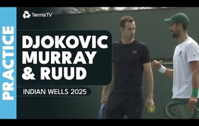 novak-djokovic-&-andy-murray-practice-with-casper-ruud-in-indian-wells-