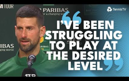 novak-djokovic-reacts-to-botic-van-de-zandschulp-defeat-in-indian-wells-️