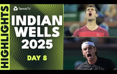 alcaraz-faces-dimitrov;-fritz,-draper-&-shelton-feature-|-indian-wells-2025-day-8-highlights