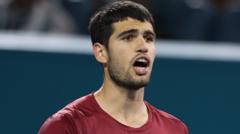 ‘a-poor-level-from-me’-–-alcaraz-out-in-miami-second-round-as-djokovic-wins