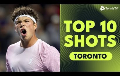 slam-dunk-shelton,-crazy-de-minaur-defence-&-more-|-toronto-2025-top-10-shots