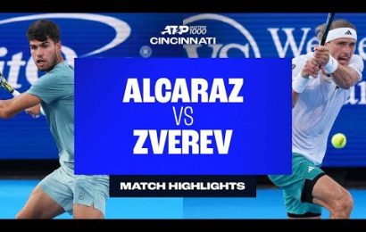 highlights:-alcaraz-defeats-struggling-zverev,-advances-to-cincinnati-final-2025