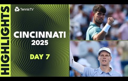 alcaraz-faces-nardi;-sinner,-shelton-&-khachanov-feature-|-cincinnati-2025-day-7-highlights