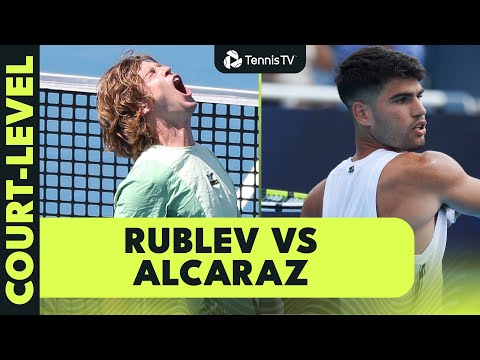 court-level-highlights:-andrey-rublev-vs-carlos-alcaraz-|-cincinnati-2025