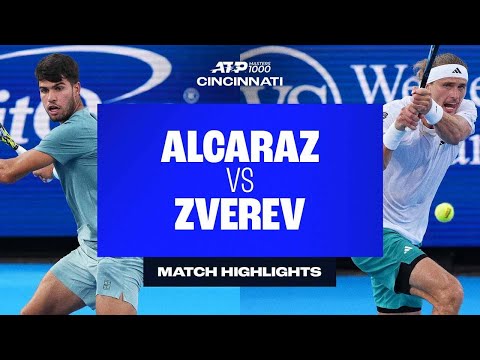 highlights:-alcaraz-defeats-struggling-zverev,-advances-to-cincinnati-final-2025