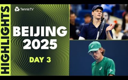 sinner-faces-atmane,-de-minaur-battles-rinderknech-&-more-|-beijing-2025-highlights-day-3