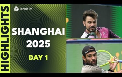 wawrinka-in-action,-berretini,-cilic-&-more-feature-on-day-one-|-shanghai-2025-highlights-day-1
