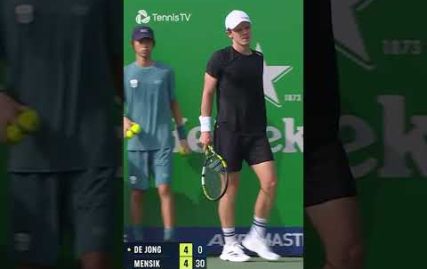 difficulty-level-#rolexshanghaimasters-#jesperdejong-#tennis-#highlights-#atptour