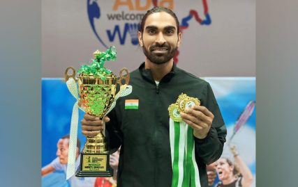 pramod-bhagat-wins-triple-gold-at-abia-para-badminton-international-2025