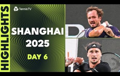 zverev-headlines;-medvedev-faces-fokina,-musetti-also-in-action-|-shanghai-2025-day-6-highlights
